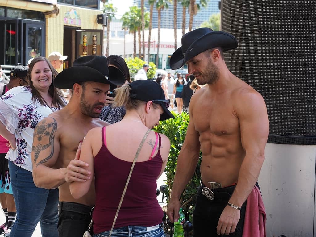 Las Vegas zdjecie z kowbojami