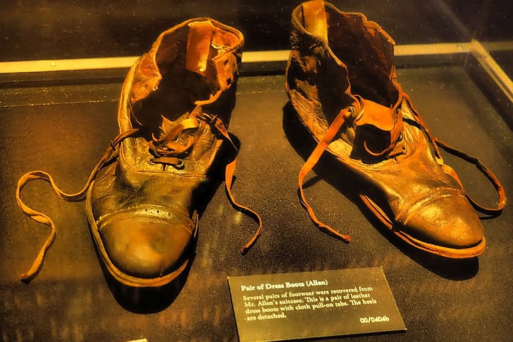 buty Allena titanic atrakcje Las Vegas