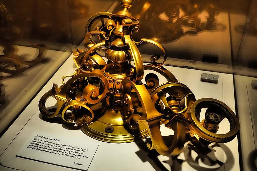 kandelabr z titanica atrakcje Las Vegas