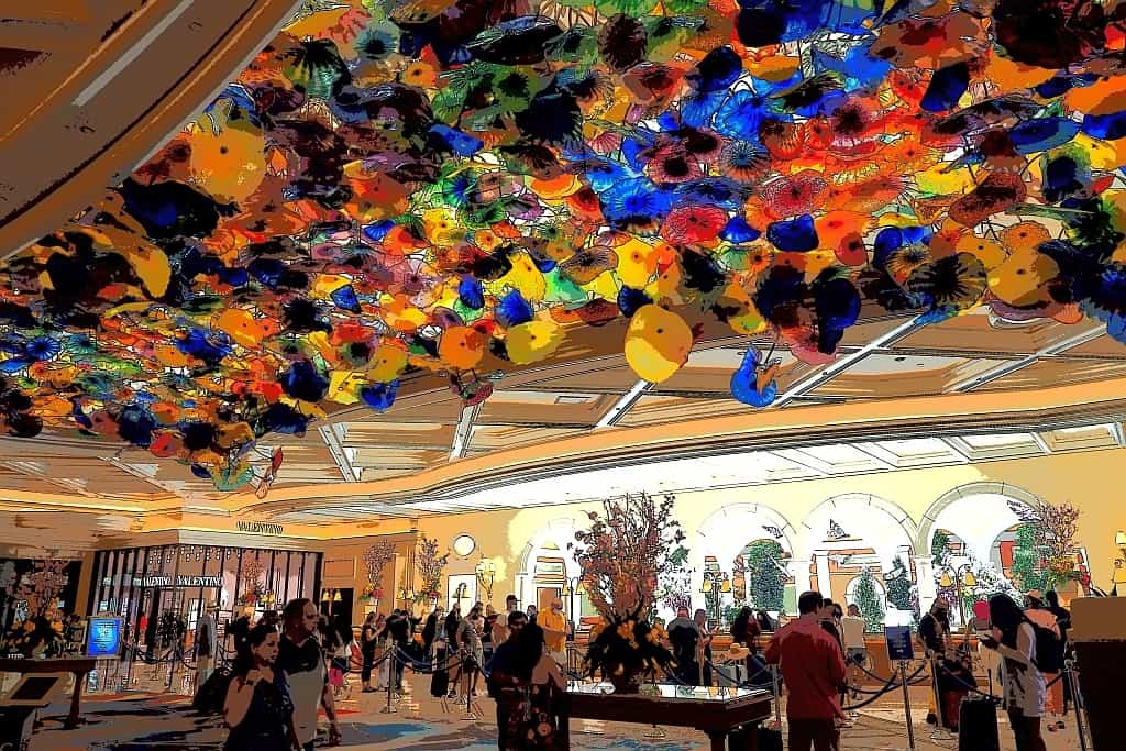 las vegas hotel bellagio zyrandol z murano