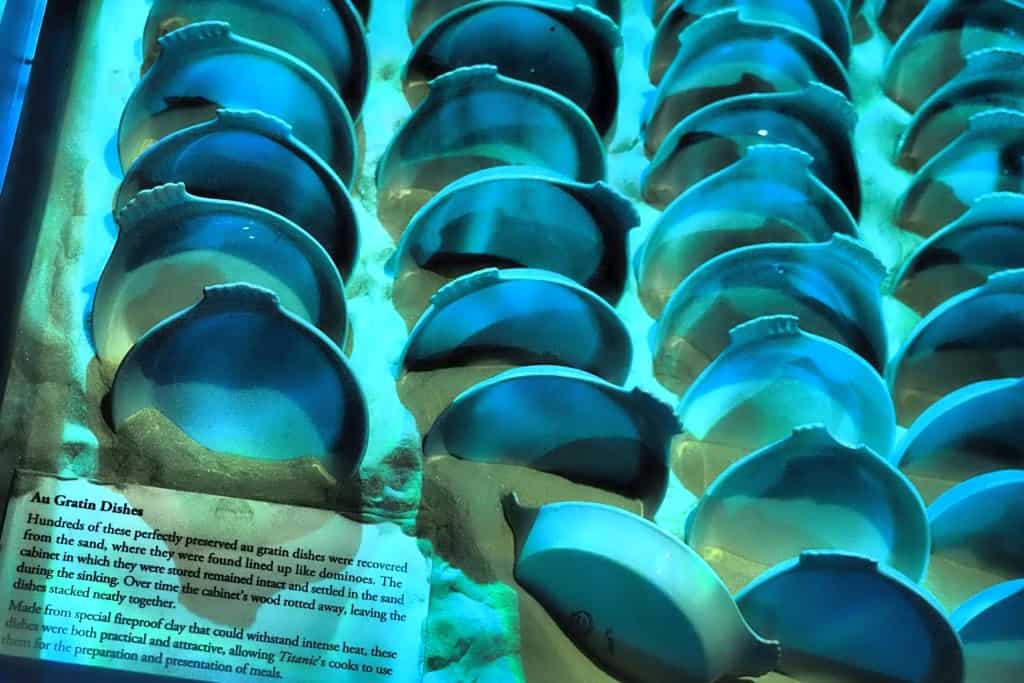 naczynia do zapiekanek z titanica atrakcje Las Vegas