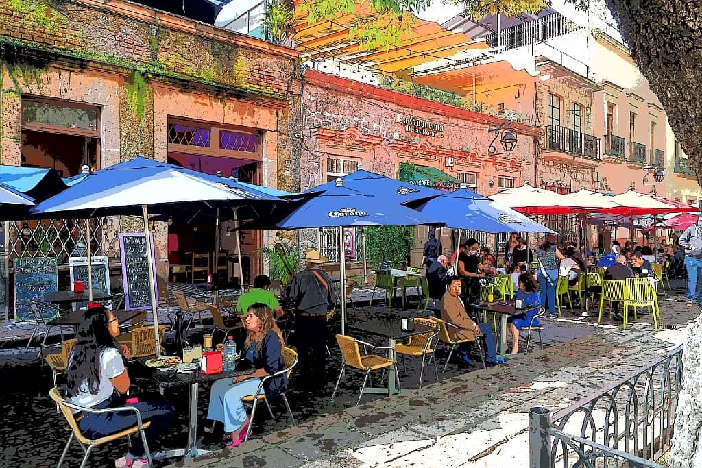 Morelia. Magiczny Meksyk 45 Morelia Meksyk restauracja.bb