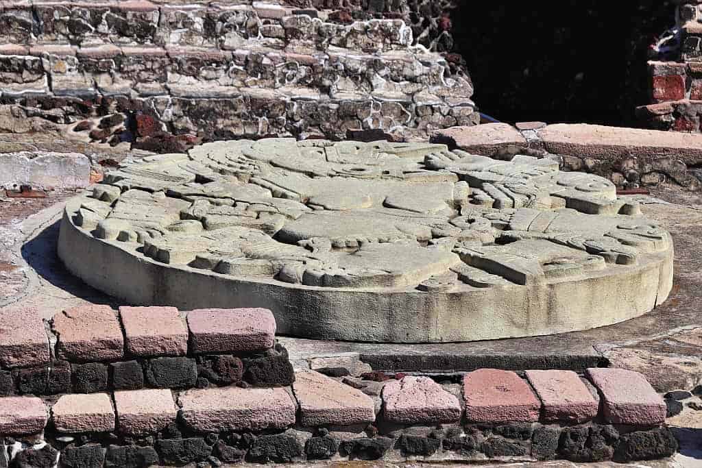 Mexico City i imperium Azteków - Tenochtitlan 14 Mexico City bogini templo mayor