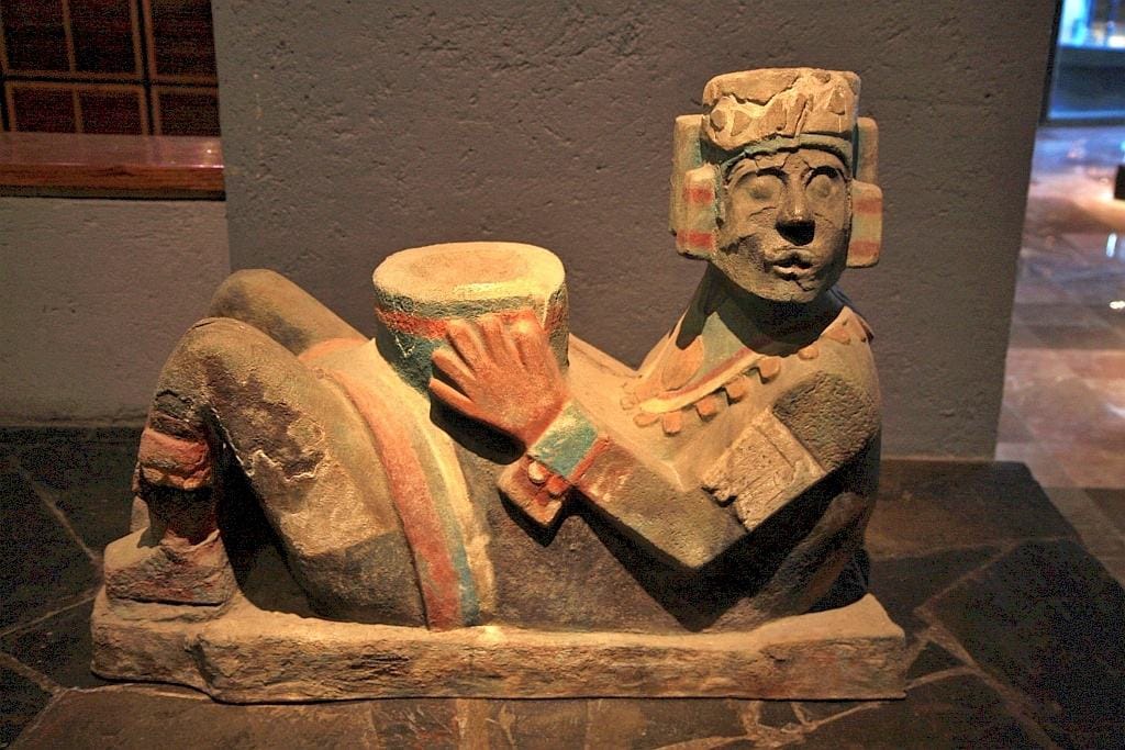 Mexico City i imperium Azteków - Tenochtitlan 23 chac moll mexico city 1