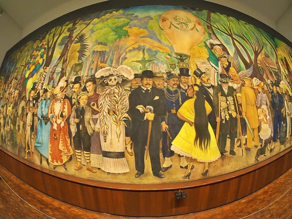 Diego Rivera Dream of a Sunday Afternoon in Alameda Central Park.3