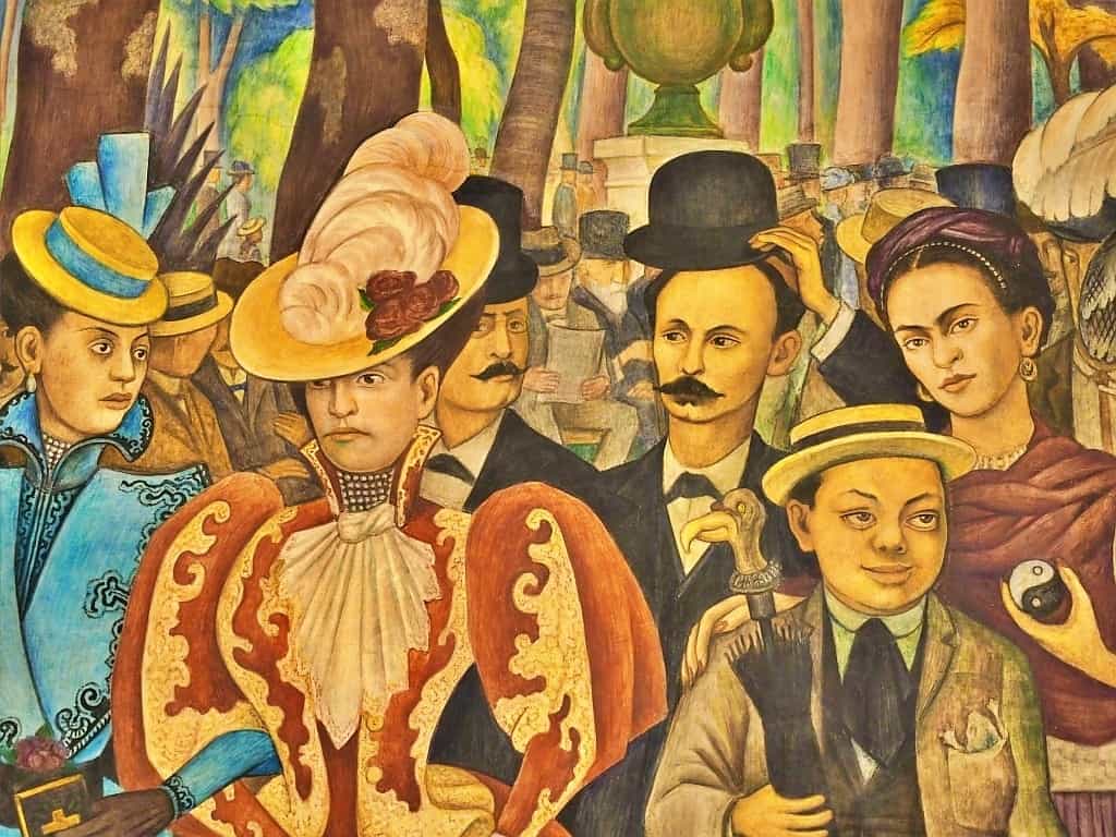 Diego Rivera Dream of a Sunday Afternoon in Alameda.7