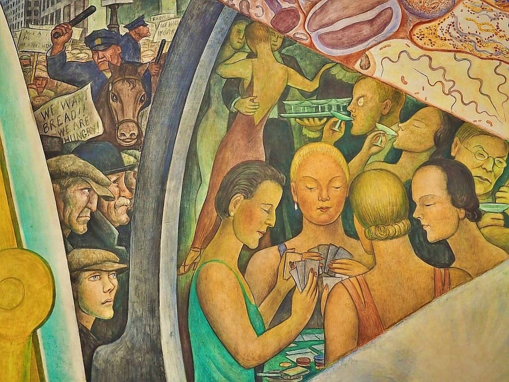 Murale Diego Rivera Czlowiek kontrolujacy wszechswiat. 2 1