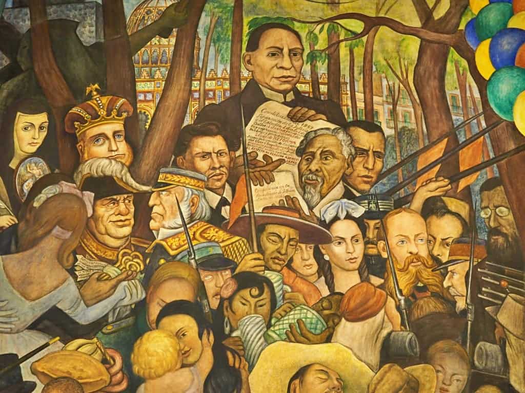 Murale Diego Rivery niedzielne popoludnie.1