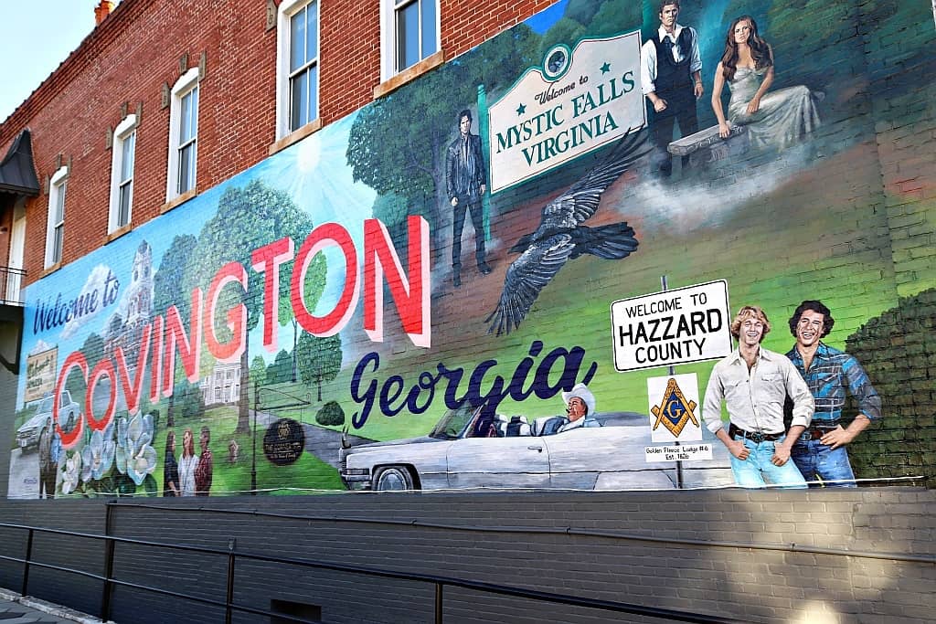 Mystic Falls pamietniki wampirow mural
