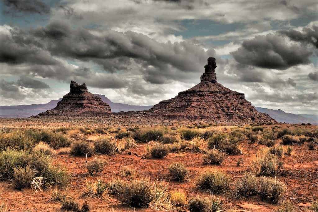 Jak zwiedzać Valley of the Gods – trasa i praktyczne wskazówki 13 Valley of the Gods kogut i kura 1
