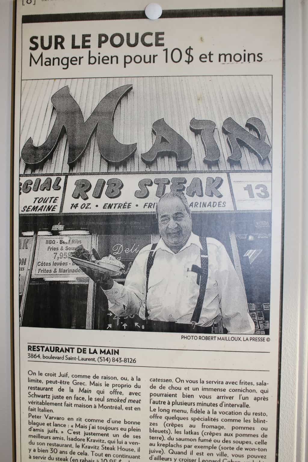 leonard Cohen restauracja Main