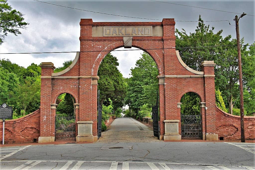 Cmentarz Oakland w Atlancie 3 oakland cemetery