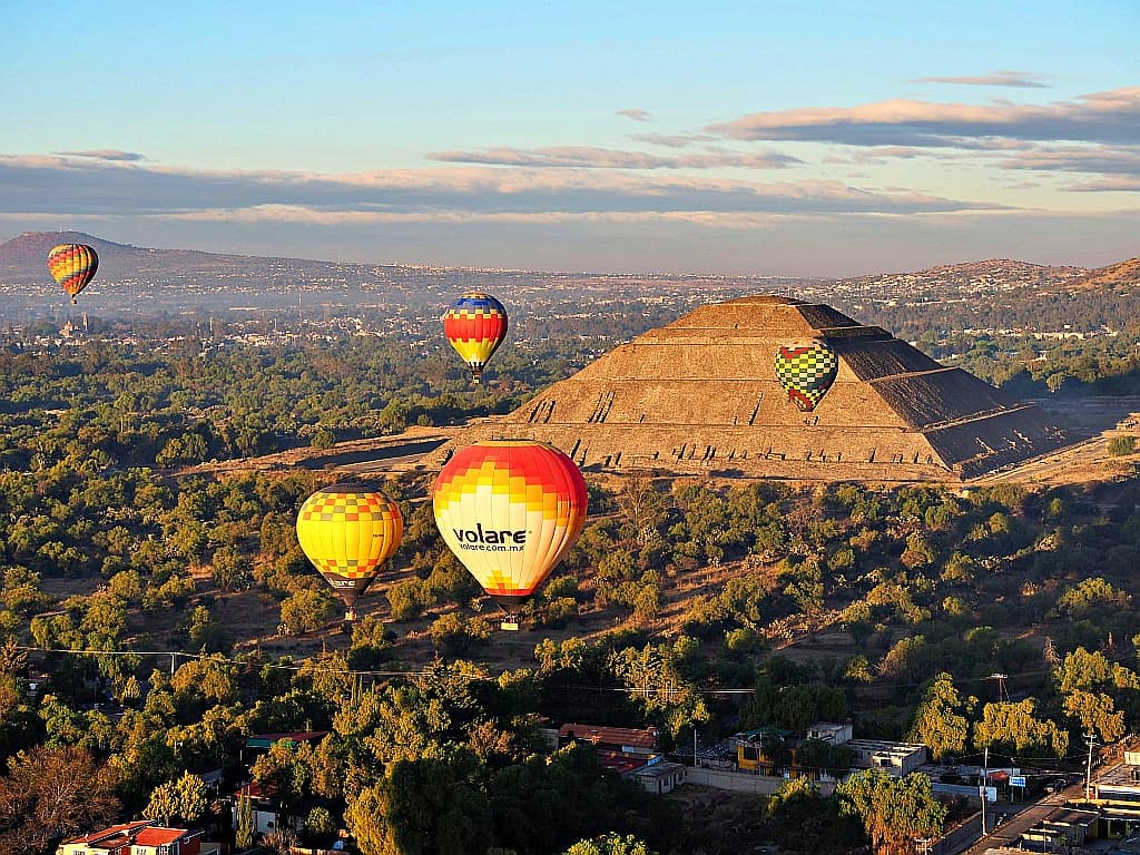 teotihuacan meksyk lot balonem h