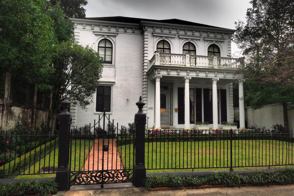 Garden District w Nowym Orleanie d