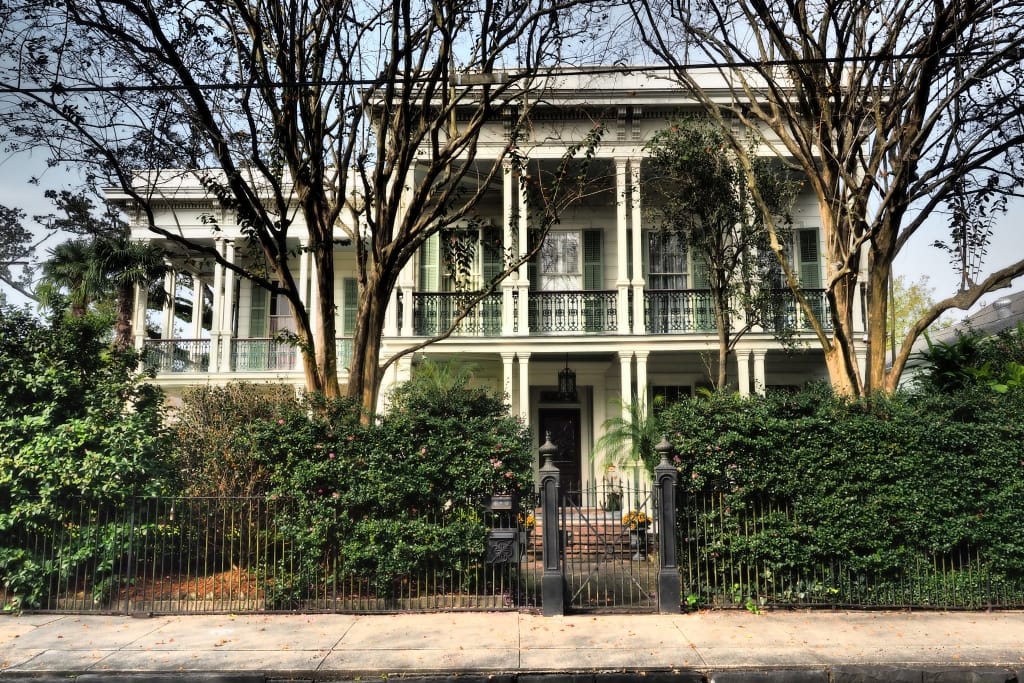 garden district w nowym orleanie sd