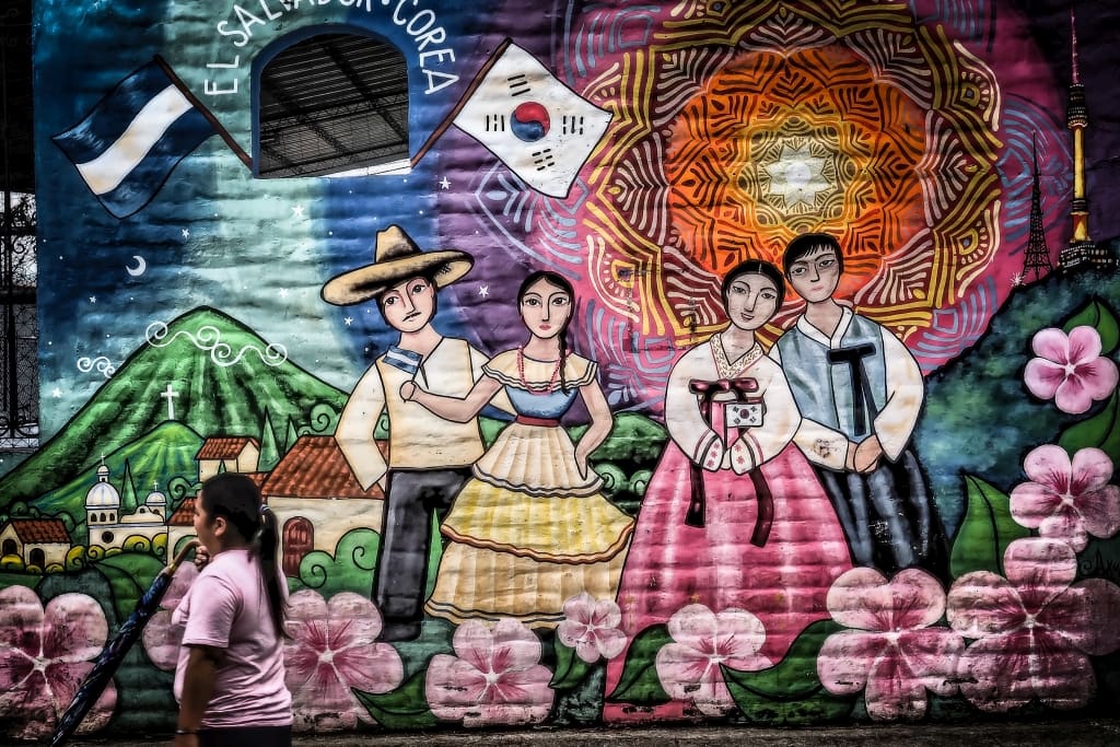 Ruta de las Flores. Szlakiem kwiatów w Salwadorze 22 Ruta de las Flores Ataco murals