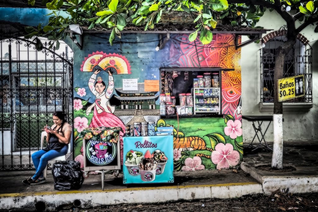 murale Ruta de las Flores Ataco El Salvador