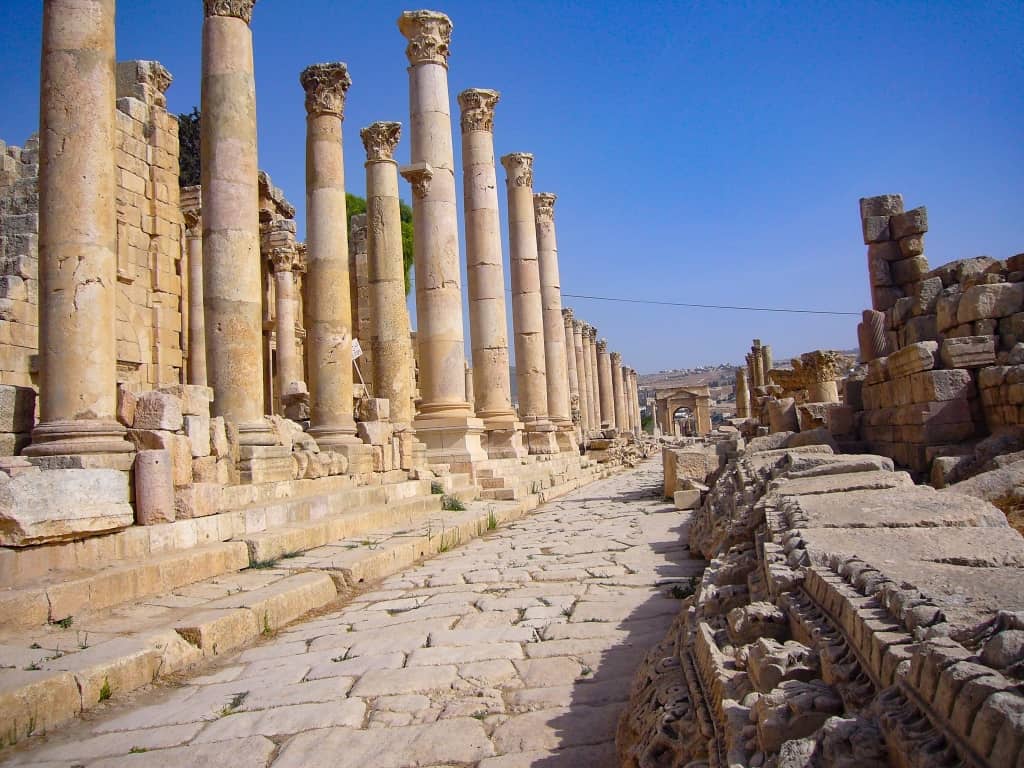 Jerash Jordania.a