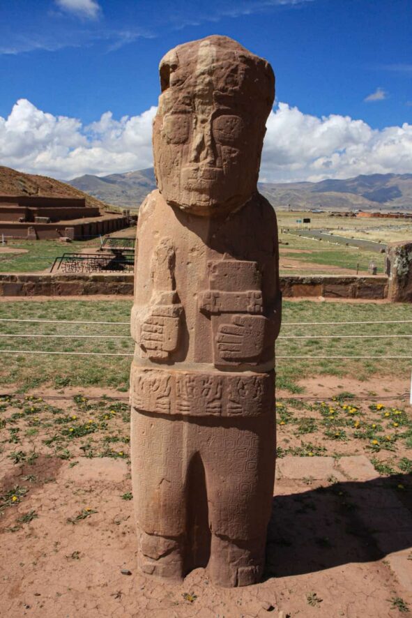Tiwanaku w Boliwii. Aramu Muru i Puma Punku 18 Tiwanaku w Boliwii Idol