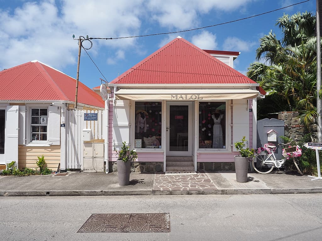 St. Barths ulice Gustavia f