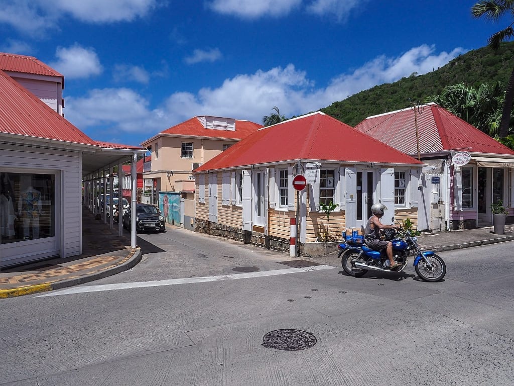 St. Barths ulice Gustavia g