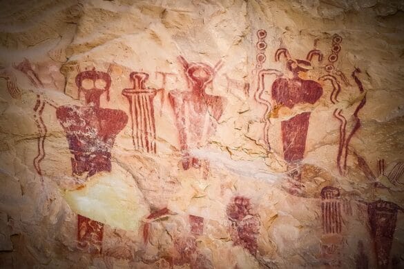 Kosmiczne petroglify z Sego Canyon Art Rock