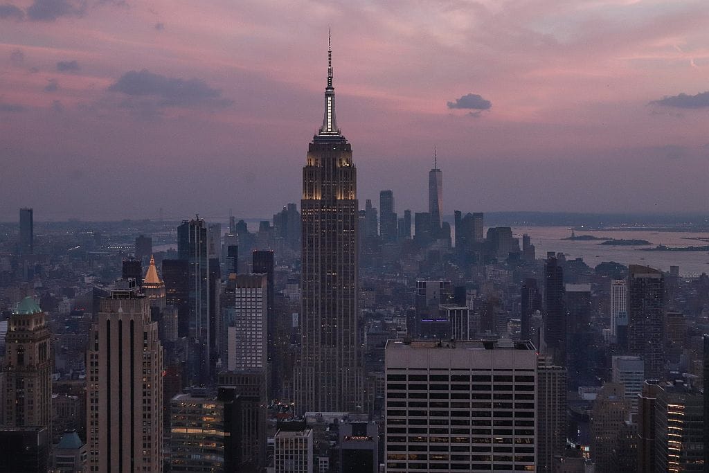 Nowy Jork Top of the rock 1