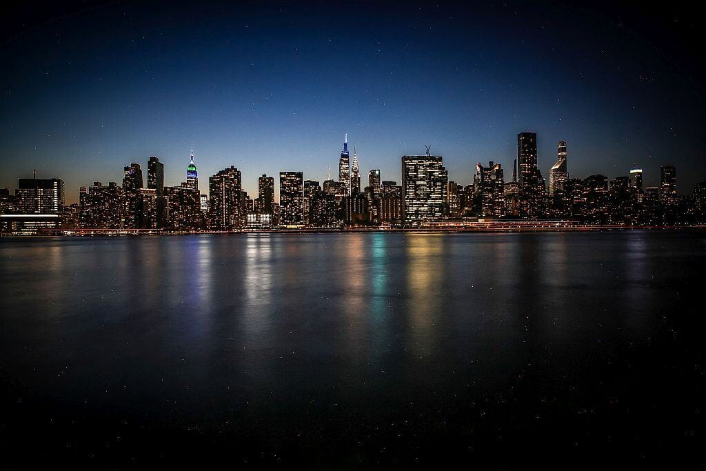 nowy Jork Manhattan z Weehawken