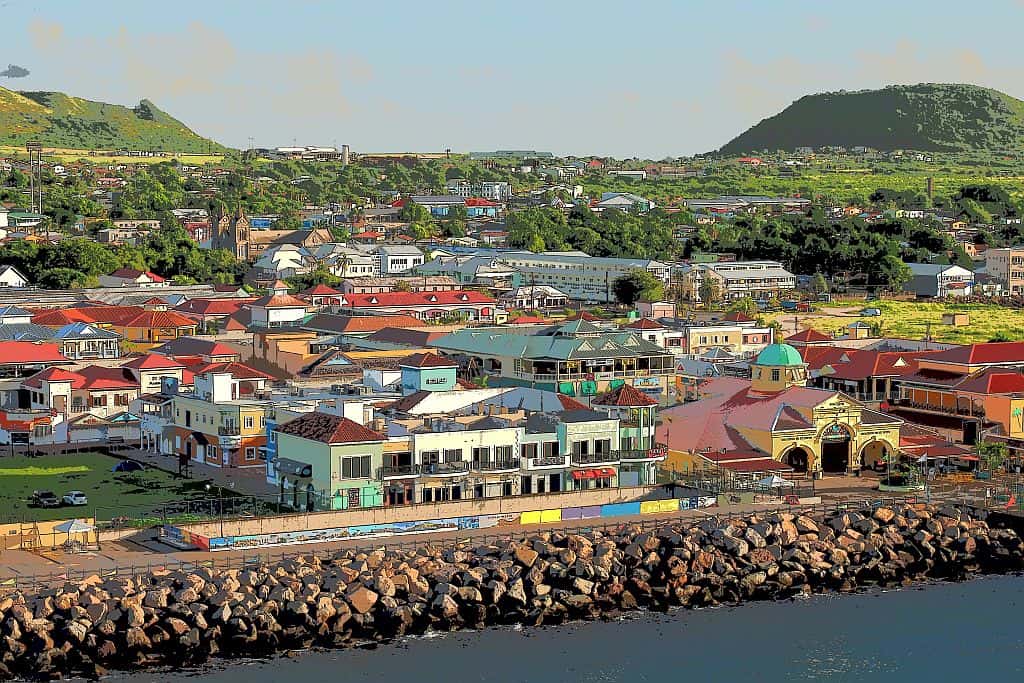 Rejs po Karaibach - 5 wysp w 10 dni 68 Rejs po karaibach St Kitts Kolonialne ulice Basseterre