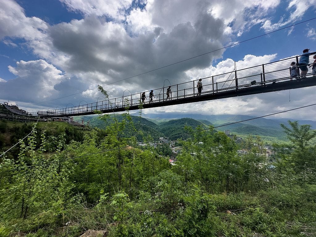 Great Smoky Mountains — spacer po SkyTrail z widokiem na Crockett Mountain