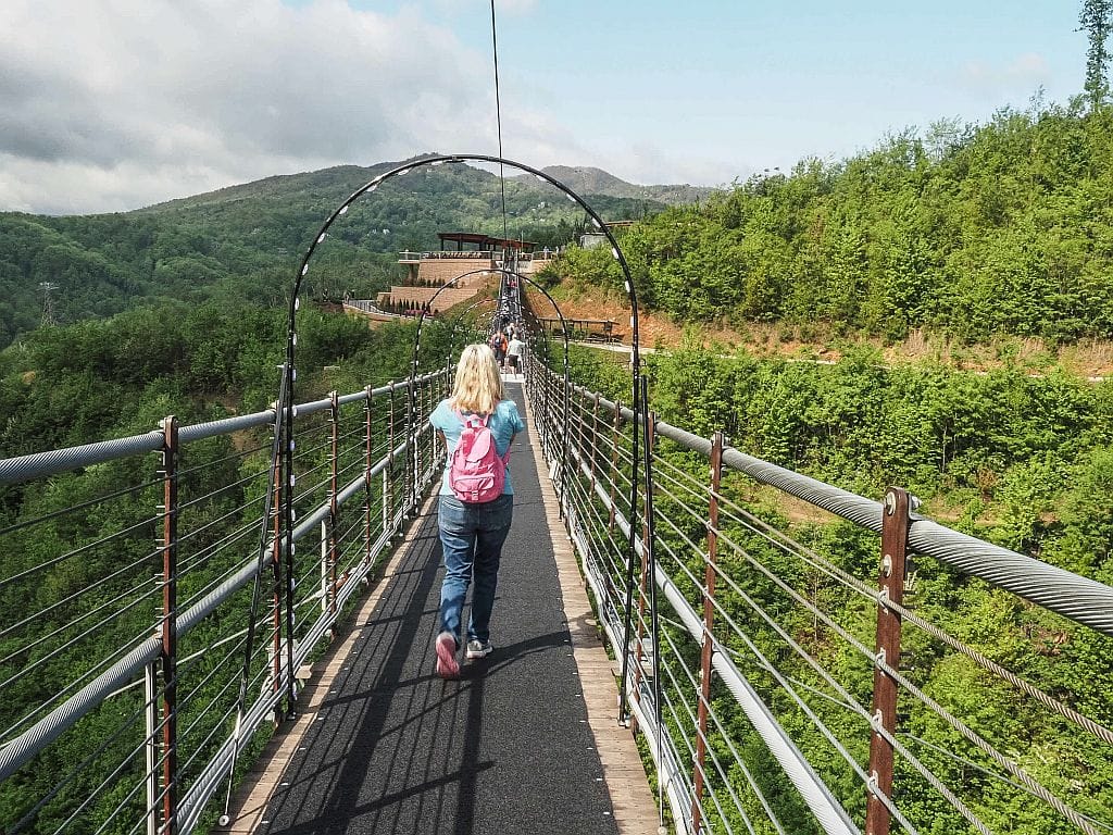 Great Smoky Mountains — spacer po SkyTrail z widokiem