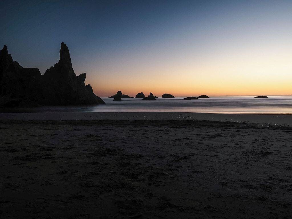 Wybrzeże Oregonu – najpiękniejsze klify i plaże 39 Wybrzeze Oregonu Bandon sunset