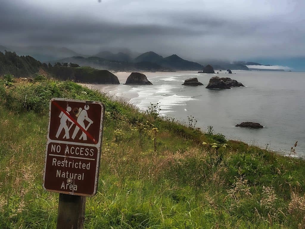 Wybrzeże Oregonu – najpiękniejsze klify i plaże 17 Wybrzeze Oregonu Ecola State Point widok na ocean