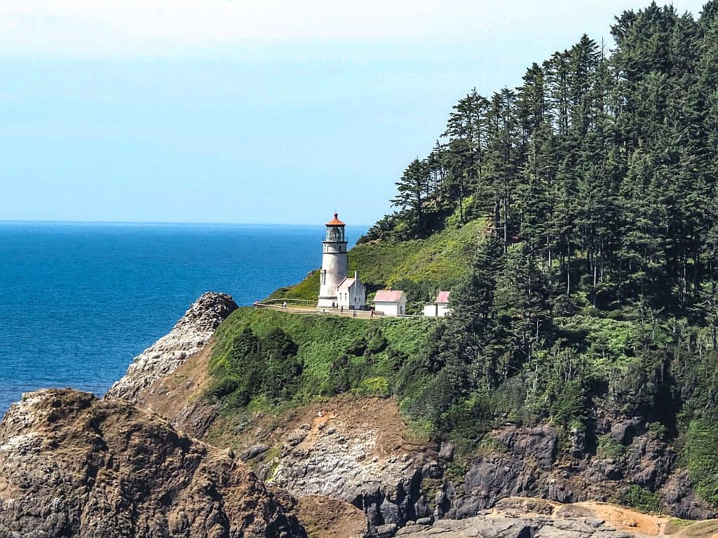 Wybrzeże Oregonu – najpiękniejsze klify i plaże 46 wybrezze Oregonu Heceta Head Lighthouse