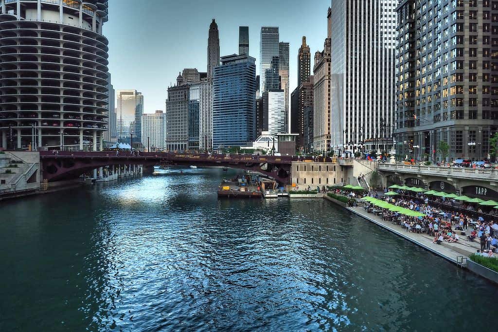 Co warto zobaczyc w Chicago riverwalk