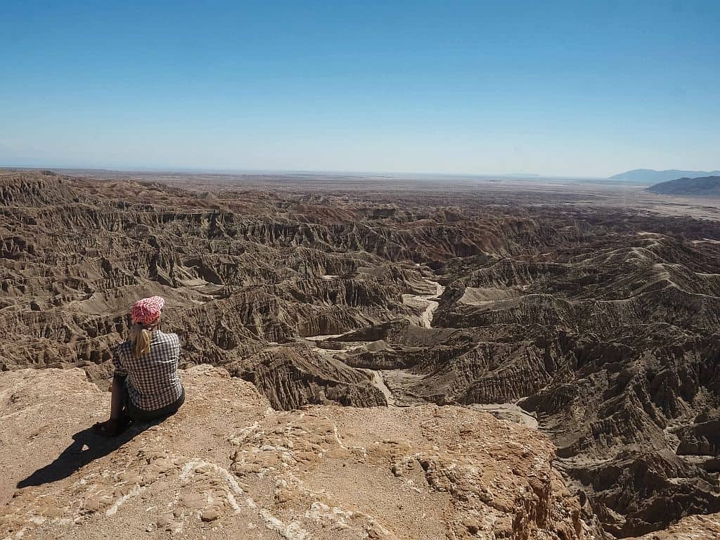 Co zobaczyć w Anza-Borrego Desert State Park – przewodnik 23 Fonts Point Anza Borrego panorama 3