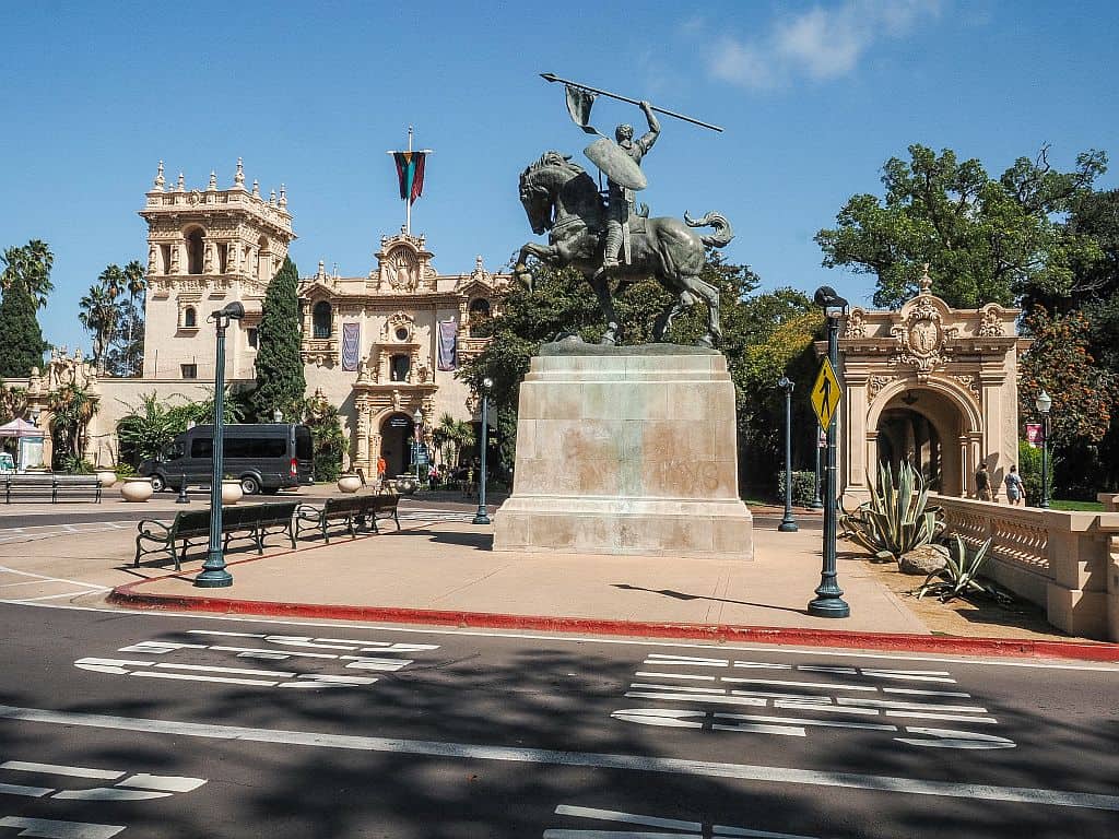 Co zobaczyć w San Diego – Old Town i Balboa Park 32 San Diego Plaza de Panama w Balboa Park