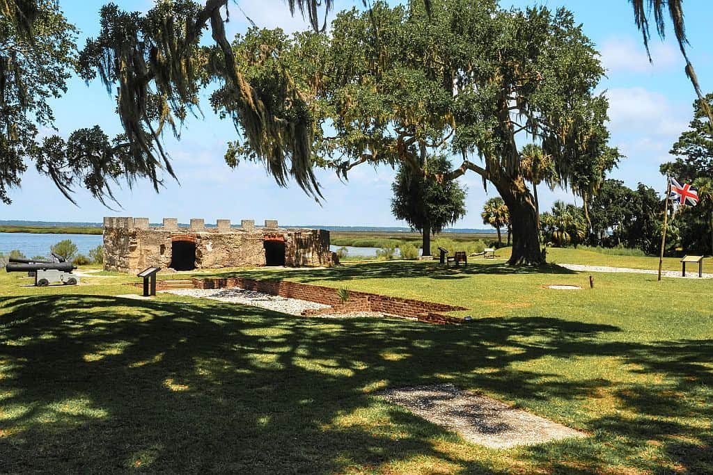 Fort Frederica 1740 golden isles w georgii