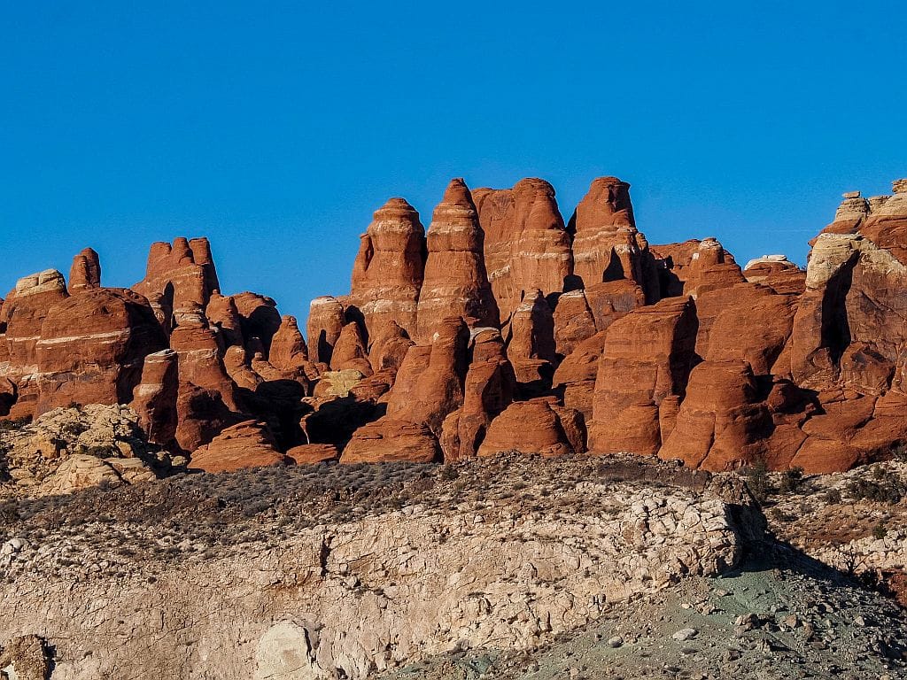 Arches Narional Park Fiery Furnace w styczniu