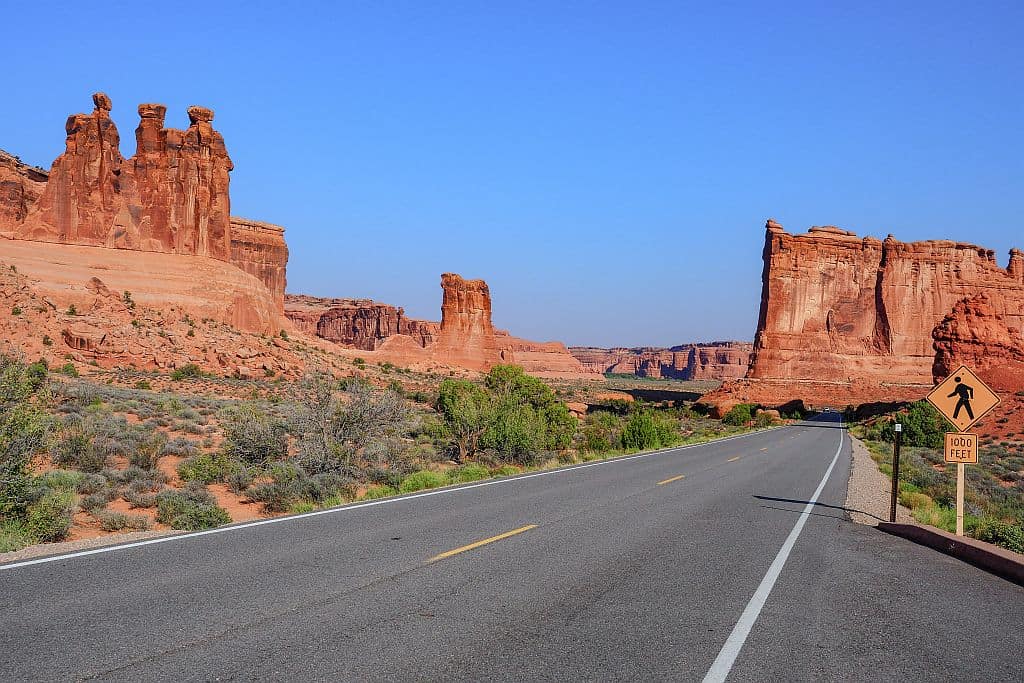 Arches National Park Three Gossips i sheep