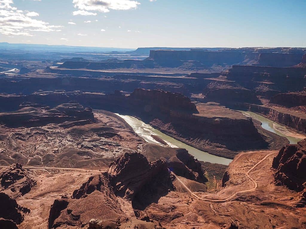 Canyonlands w 1 dzień – gotowy plan i praktyczne wskazówki 20 Canyonlands w 1 dzien – Dead Horse Point colorado river