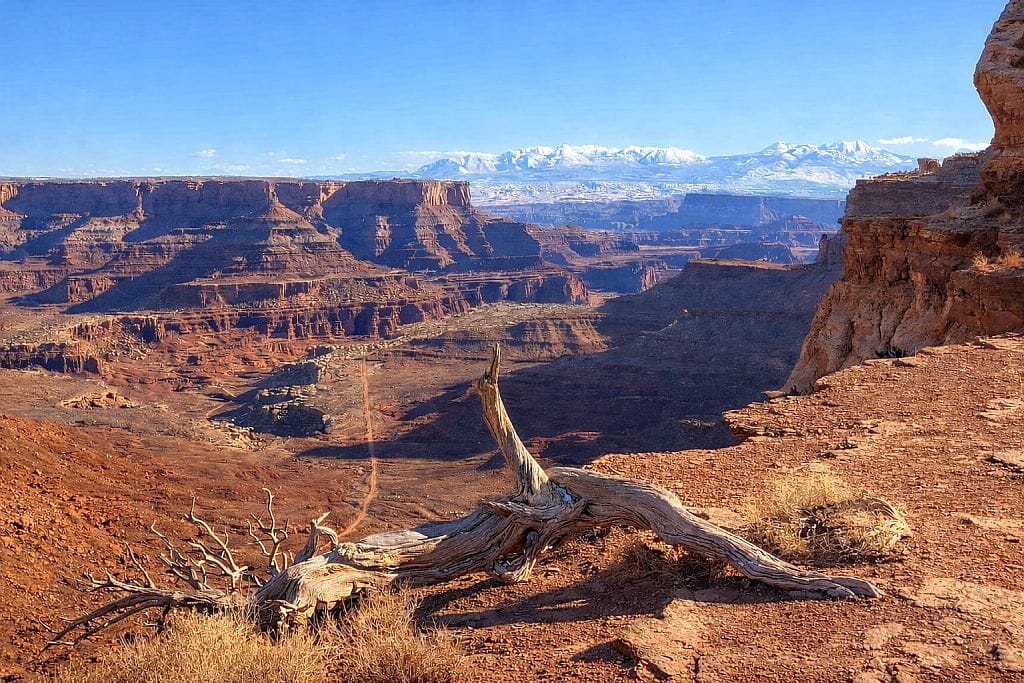 Canyonlands w 1 dzień – gotowy plan i praktyczne wskazówki 14 Shafer Canyon Overlook w Canyonlands panorama