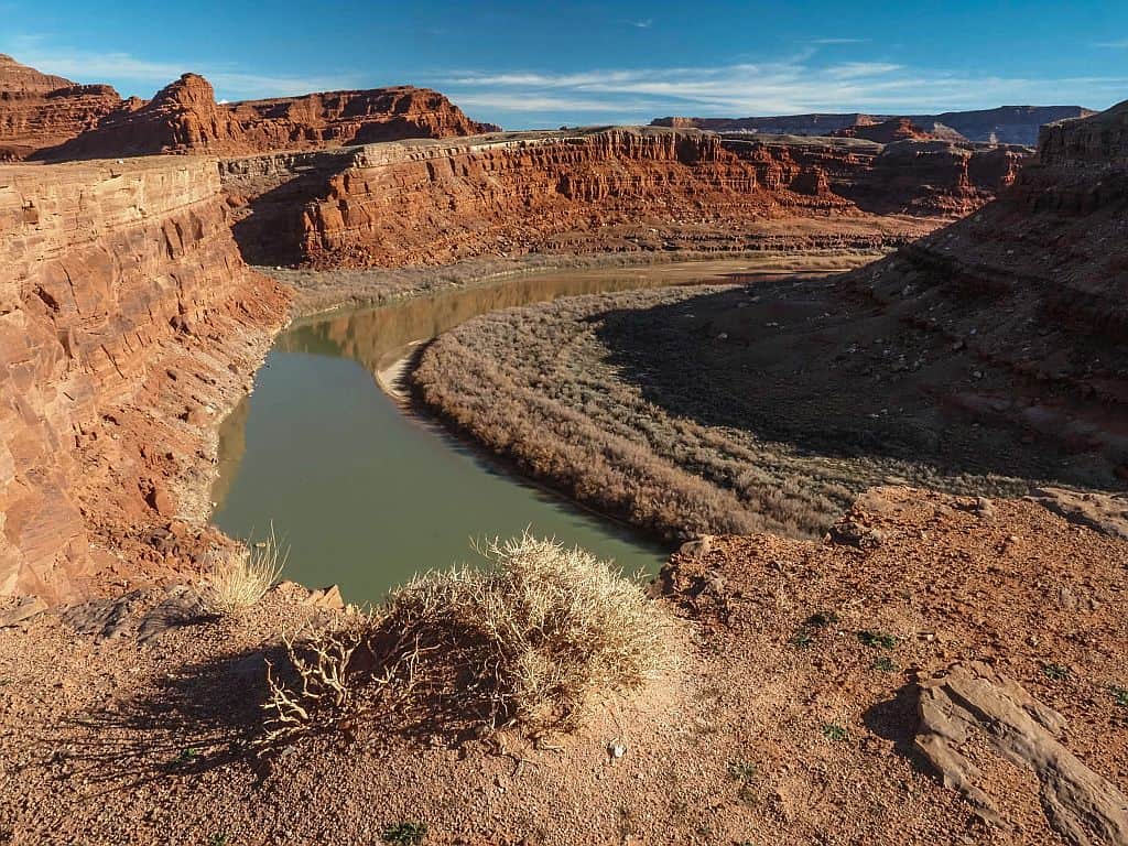 Canyonlands w 1 dzień – gotowy plan i praktyczne wskazówki 37 rzeka kolorado Canyonland Potash Road