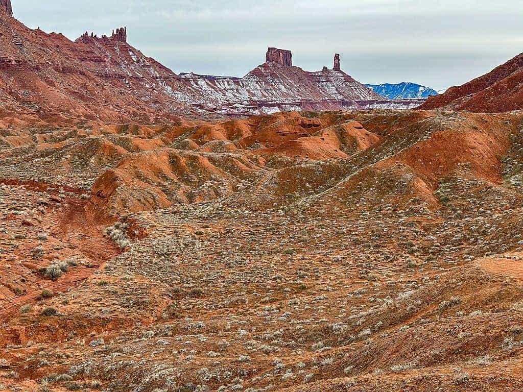 Najciekawsze trasy 4x4 w Moab 25 Castle Valley Road – widokowa trasa obok Fisher Towers 1