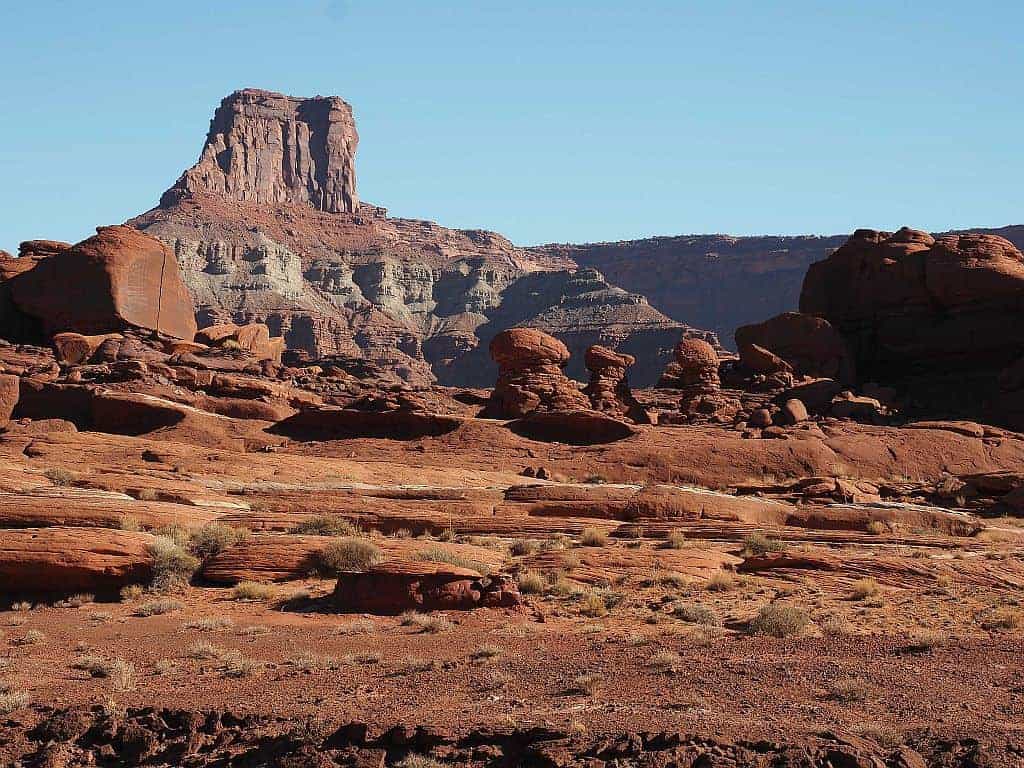 Najciekawsze trasy 4x4 w Moab 16 Chicken Corners Moab formacje skalne 1