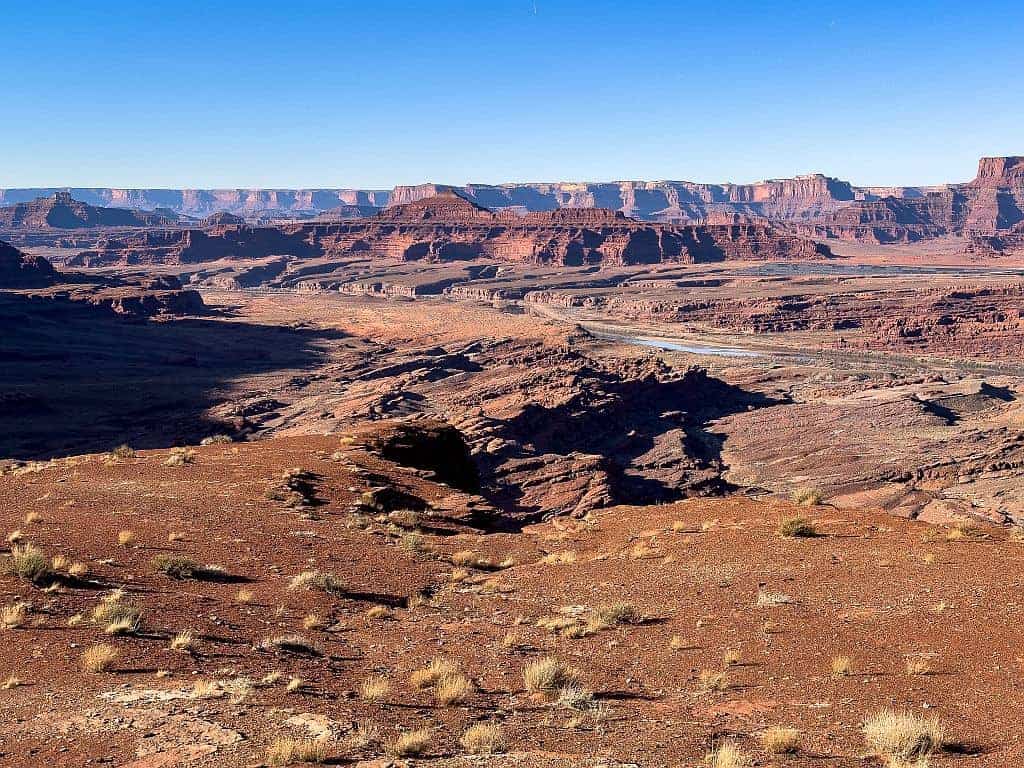 Najciekawsze trasy 4x4 w Moab 5 Chicken Corners Moab punkt wudokowy na Colorado 1