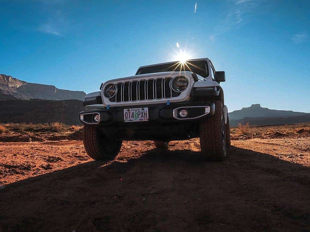 Najciekawsze trasy 4x4 w Moab 2 trasy 4x4 w utah jeep wrangler 1