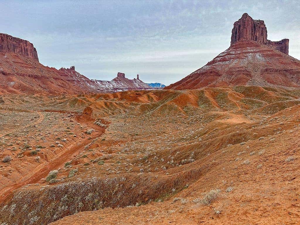 Najciekawsze trasy 4x4 w Moab 24 utah Castle Valley Road 1