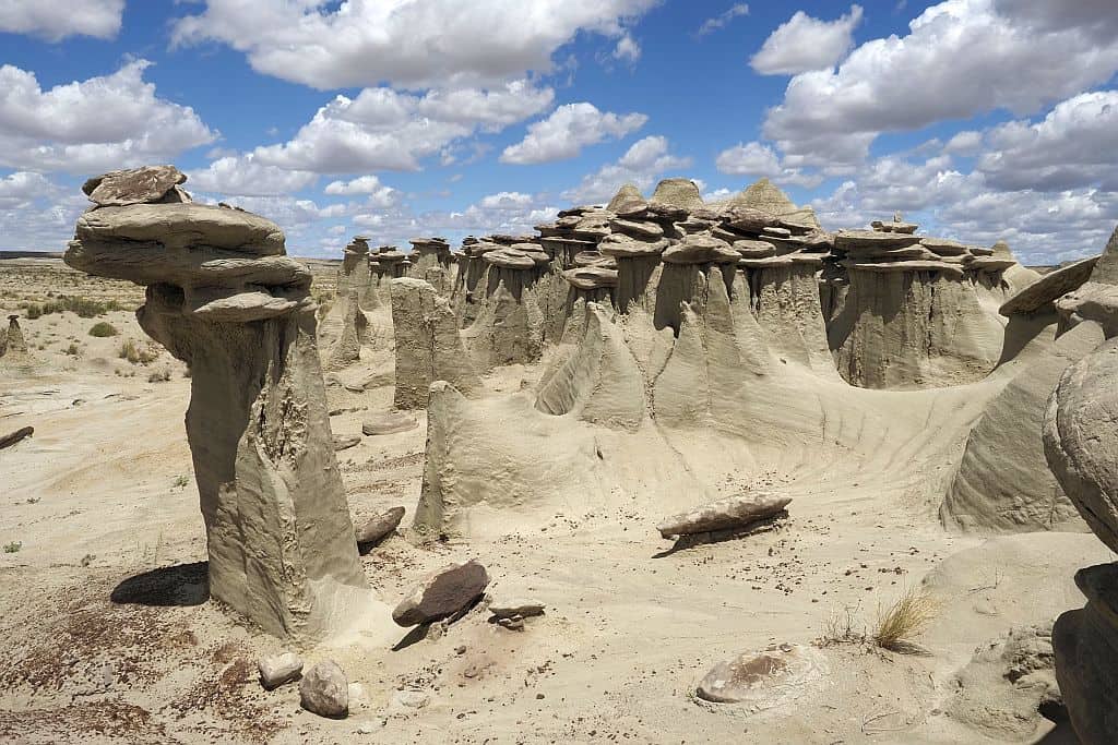 Valley of Dreams i Ah‑Shi‑Sle‑Pah w Nowym Meksyku 27 Ah‑Shi‑Sle‑Pah – gestsze hoodoo w centralnej czesci