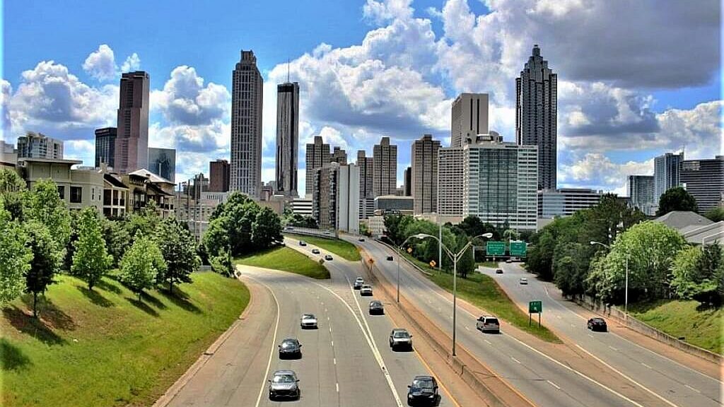 Jackson Street Bridge. Atlanta